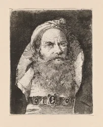 Old Man with Small Turban, from the Collection of Heads
