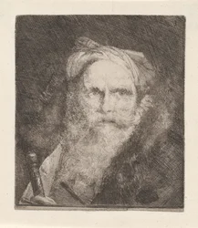 Old Man with a Sword, from the Raccolta di Teste (Collection of Heads)
