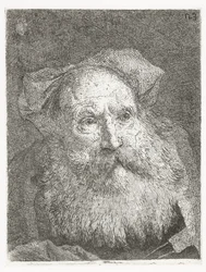 Old Man with Beard (series title: Collection of Heads)