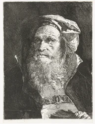 Old Man with Beard and Book (series title: Collection of Heads)