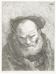 Old Man with Beard and Bowed Head (Collection of Heads)