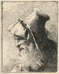 Profile of an Old Man with a Beard