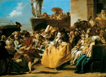 Scene of Carnival or The Minuet 1754