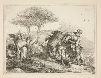 The Virgin, Holding the Child, from the series Flight into Egypt