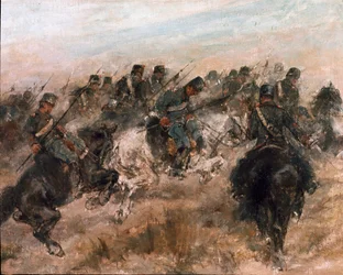 Campaign of Italy 1859: The charge of the Piemontese cavalry