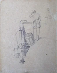 Drummer and Two Soldiers