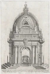 Design of the Catafalque for Francesco Piccolomini