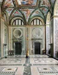 The Loggia of Amor and Psyche, West Side of the Villa la Farnesina, Ground Floor. Around 1517