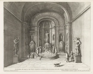 Fountain of Bacchus in the Villa d