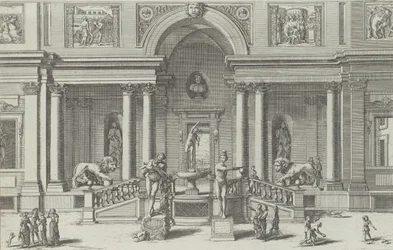 Fountain of Mercury in the Garden of the Villa Medici, 1691 or after