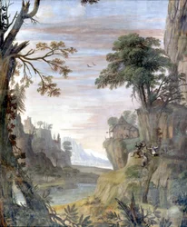River and Landscape (detail)