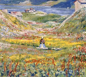Flowering Meadows in Maloja, c. 1912-1924