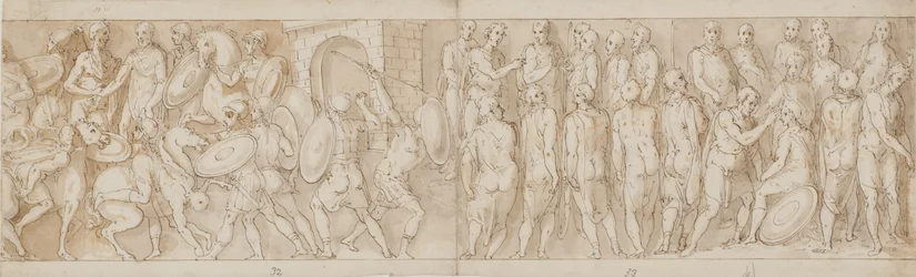 Modern restoration (XL); a German chief surrenders (XLI); a visit to the Roman camp (beginning of XLII)