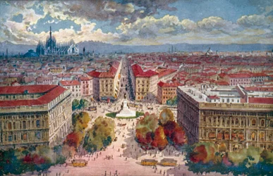 Milan: Panorama from the Castle