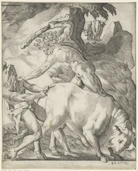 Hercules Fighting Cacus Scenes with Hercules (series title)