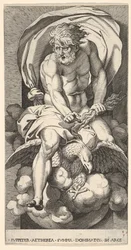 Plate 3: Jupiter Emerging from a Niche, Riding an Eagle and Holding a Thunderbolt