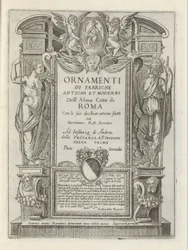 Title Page with Allegorical Figures and Putti