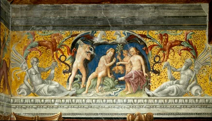 A Marine Deity is Offered a Small Boar (detail)