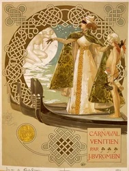 Venetian Carnival, Poster by Giovanni Mataloni