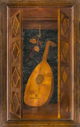 Lignaean Canonical Choir, Inlaid by Giovanni Maria Platina 1484, Superior Stall
