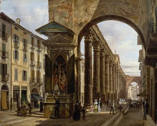 Columns of St Lawrence in Milan