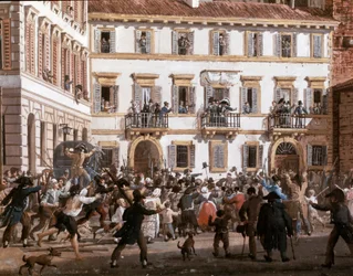 General Domenico Pino Harangue Insurges in Milan on 20/04/1811