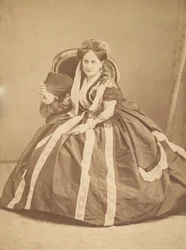 La Comtesse Seated with Fan