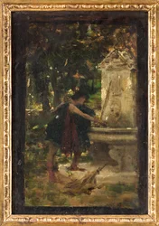 At the Fountain