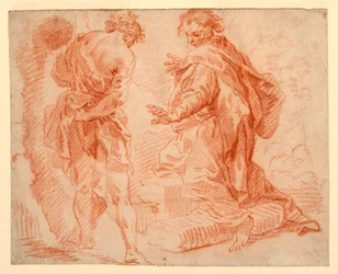 Standing and Kneeling Figures, 1735-1740