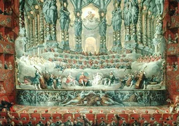 Concert given by Cardinal de La Rochefoucauld at the Argentina Theatre in Rome, in Celebration of the Marriage of Louis the Dauphin son of Louis XV, to Marie-Josephe of Saxony