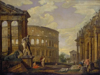 Landscape with Hercules and Ruins of Ancient Rome