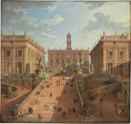 View of the Campidoglio, Rome