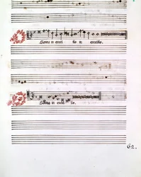 OSANNA manuscript of the 