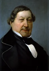 Portrait of Gioachino Antonio Rossini, Detail