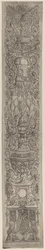 Ornament Panel: Griffins and Two Cupids Crossing Halberds