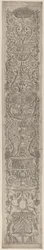 Ornament Panel: Two Sphinxes Supporting Shields