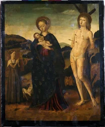 Madonna and Child with St. Sebastian and a Shepherdess