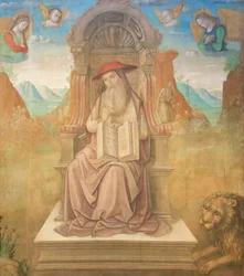 Saint Jerome Enthroned