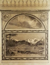 Study for the Triptych of the Alps, Life