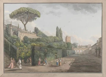 Garden of Palazzo Colonna, ca. 1780