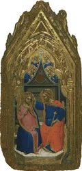 The Coronation of the Virgin with four Angels