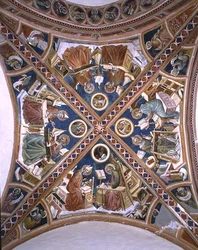 The Doctors in the Temple, the Evangelists and Eight Prophets, from the chapel vault