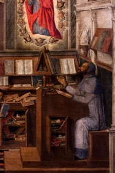 Saint Jerome appears to Saint Augustine, circa 1505-1510