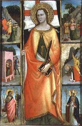 St. Reparata, with Scenes of Martyrdom and SS. John the Baptist and Nicolas