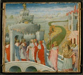 The Saint Gregory Procession at the Castel Sant