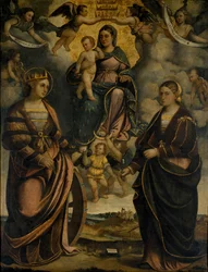 Madonna and Child Between the Saints Catherine and Apollonia