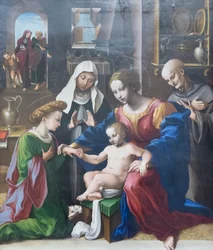 The Mystic Marriage of Saint Catherine of Alexandria and Saint Catherine and Bernardino of Siena