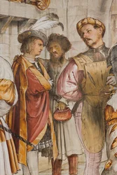 Central Nave, Fifth South Span, Christ in front of Pilate, Girolamo Romanino
