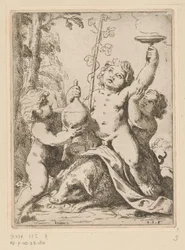 Bacchanal with Three Young Men