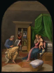 Saint Luke Drawing the Virgin and Christ Child